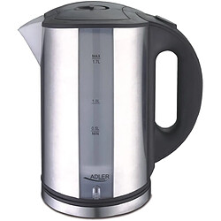 Adler bouilloire électrique de 1,7L 2000W gris noir