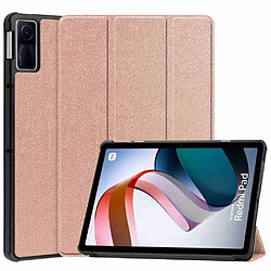 Etui en PU DUX DUCIS fonction d'éveil/veille automatique avec support pour votre Xiaomi Redmi Pad - or rose