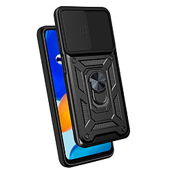 Coque en TPU anti-chocs avec béquille rotative, noir pour votre Xiaomi Redmi Note 11S 4G