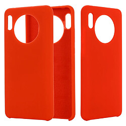 Wewoo Coque Souple Pour Huawei Mate 30 Pro Housse de protection antichoc en silicone liquide rouge pas cher