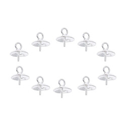 10 pièces perle vis épingle à œil Bail Peg pendentifs prise de bijoux conclusions 5mm