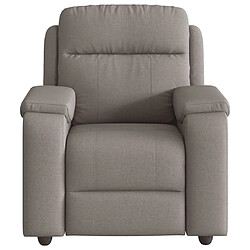 Avis vidaXL Fauteuil de massage inclinable électrique Taupe Tissu