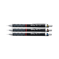 rotring Porte-mines fin Tikky lot de 3, noir ()