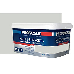 Peinture intérieure multi-supports, PROFACILE-2.5 litres-Gris Clair