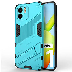 Coque en TPU anti-chute avec béquille pour votre Xiaomi Redmi A1 4G - bleu clair