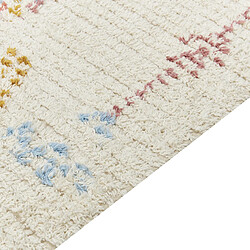 Avis Beliani Tapis en coton 80 x 150 cm beige BETTIAH