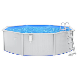 vidaXL Piscine avec échelle de sécurité 460x120 cm