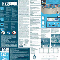 Acheter Bestway Ensemble de piscine Hydrium 500x360x120 cm