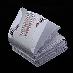 Nail Art Tips Extension Guide Form Stickers pour gel UV acrylique 100pcs gris