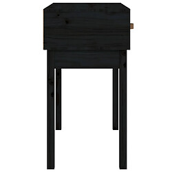 Acheter vidaXL Table console Noir 76,5x40x75 cm Bois massif de pin