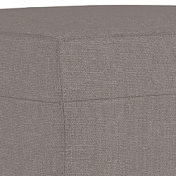 Acheter vidaXL Repose-pied Taupe 60x50x41 cm Tissu