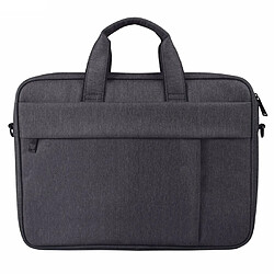 Wewoo Sacoche DJ03 Sac à main à bandoulière imperméable et anti-rayures et pour ordinateur portable 14,1 poucesavec ceinture valise noir