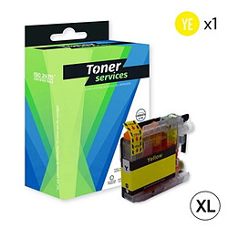 TONER SERVICES Compatible Brother LC225XLY Cartouche Jaune LC225XLY (Parapluie)