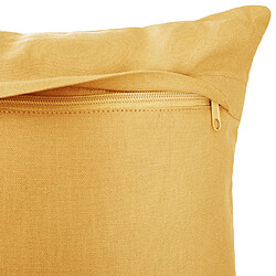 Atmosphera, Createur D'Interieur Coussin en coton à motif Otto - 38 x 38 - Ocre