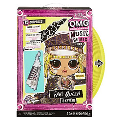 Lol Surprise L.O.L. Surprise OMG Remix Rock- Fame Queen and Keytar - Poupée Mannequin 24cm