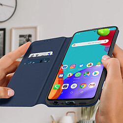 Avis Avizar Housse Galaxy A52 et A52s Étui Folio Portefeuille Fonction Support bleu