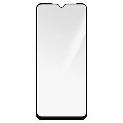 Avizar Verre Trempé pour Xiaomi Redmi 12C dureté 9H Transparent Bord biseauté noir