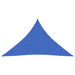 vidaXL Voile d'ombrage 160 g/m² Bleu 3,5x3,5x4,9 m PEHD