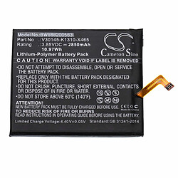 vhbw batterie remplace Gigaset V30145-K1310-X465 pour smartphone (2850mAh, 3.85V, Li-Polymère)