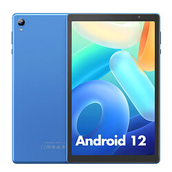 Yonis Tablette 10 pouces Android 12+32 Go Tablette Android 12 Quad Core 10 pouces WiFi Bluetooth 2GB + 32GB + SD 32Go Bleu YONIS