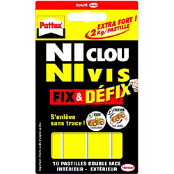 PATTEX - Ni clou ni vis en pastille Blanc