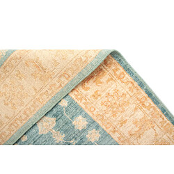 Avis Vidal Tapis de laine 200x153 Bleu Kaizar