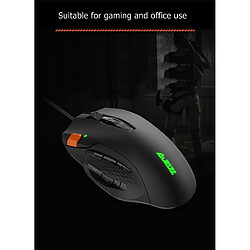 Universal Souris de jeu de bureau CF, Jedi, LOL, pour ordinateurs portables.(Le noir) pas cher