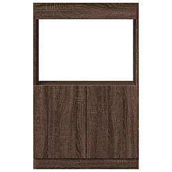 Acheter vidaXL Buffet haut chêne marron 63x33x100 cm bois d'ingénierie