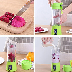 Acheter Universal USB rechargeable portable simple mélangeur mini-presse-jus multi-fonctions USB rechargeable tasse de jus de fruits mélangeur de jus électrique de fruits | presse-jus (rose)