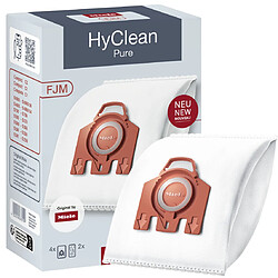 Lot de 4 sacs + 2 filtres pour série 250.300.500.700 - hycleanpure-fjm - MIELE