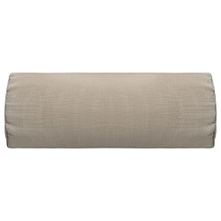 vidaXL Appui-tête de chaise longue Taupe 40x7,5x15 cm Textilène