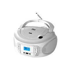 We Lecteur - Radio CD - USB FM 87.5-108Mhz, Lecteur CD/CD-R/CD-RW Lecteur USB , RMS 2*2W BLANC