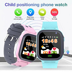 Q16 Waterproof Children Watch Gps Positioning Sim Card Smart Watch With Breathing Light Usb App Phone Watch Blue