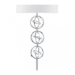 Luminaire Center Lampadaire Innsbruck chrome poli et 1 ampoule