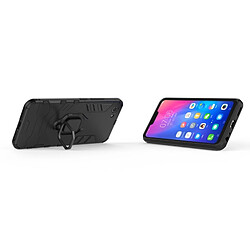 Wewoo Coque Housse de protection antichoc PC + TPU pour Vivo Y83, avec support d'anneau magnétique (noir) pas cher