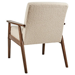 Acheter Beliani Fauteuil ESRUM Bouclé Beige