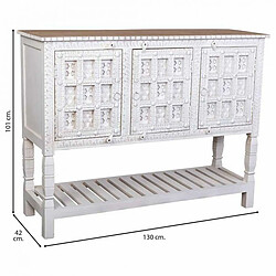 Avis Buffet Alexandra House Living Blanc Naturel Bois de manguier 42 x 130 x 101 cm