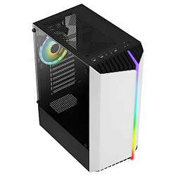 Boîtier ATX semi-tour Aerocool Bionic Blanc