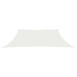 Maison Chic Voile d'ombrage | Voile de parasol | Toile d'ombrage 160 g/m² Blanc 3/4x2 m PEHD -MN58629