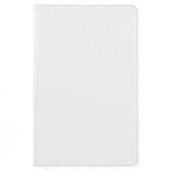 Etui en PU fermeture élastique avec support rotatif à 360° blanc pour votre Lenovo Tab P12 Pro