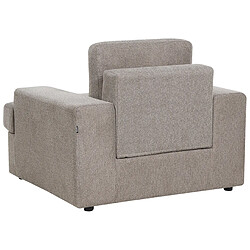 Acheter Beliani Fauteuil ALLA Tissu Taupe