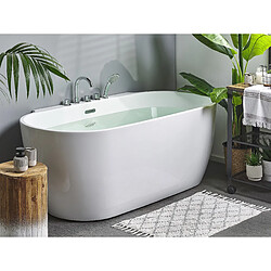 Beliani Baignoire îlot blanche 170 x 80 cm ROTSO