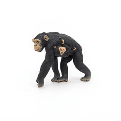 Chimpanzé et son bébé PAPO figurine