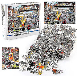 Acheter Universal 1000pcs Décompression Jigsaw Puzzles Puzzles Toys, Cartoon World Jigsaw