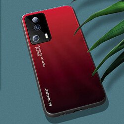 Coque en TPU anti-chute pour votre Xiaomi Civi 2 5G - rouge/noir