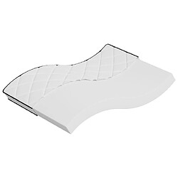 vidaXL Matelas en mousse moyennement doux 140x200 cm