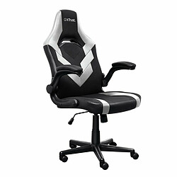 Chaise de jeu Trust GXT 703W RIYE Noir/Blanc