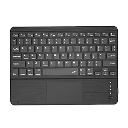 Clavier Bluetooth Sans Fil Mince et Portable avec Pavé Tactile pour Noir