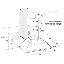 Whirlpool AKR 685/1 IX cooker hood