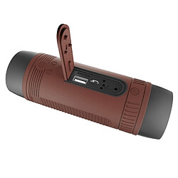 Wewoo Enceinte Bluetooth étanche café pour iPhone, Galaxy, Sony, Lenovo, HTC, Huawei, Google, LG, Xiaomi, d'autres Smartphones Multifonctionnel Extérieur Haut-Parleur, 4000mAh Batterie, pas cher